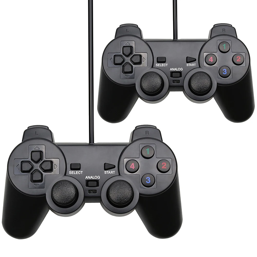 1 Pz Usb Wired Gamepad Joystick Per Winxp Pc Computer Laptop Controller Per Windows 7 / 8 / 10 / Xp Game Joypad Plug And Play