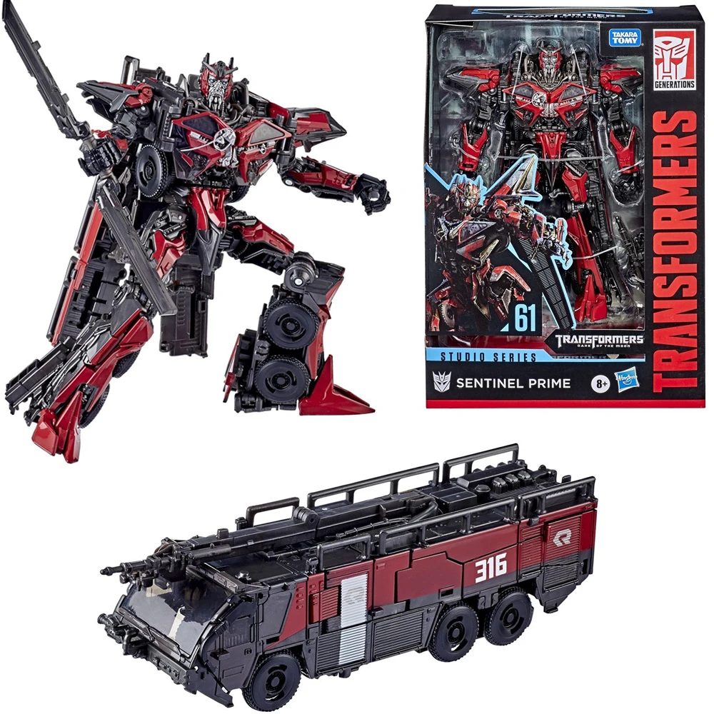 Y Transformers Studio Series 61 Sentinel Prime Voyager Class Car Model Anime Action Figure Gift Autobot Toys