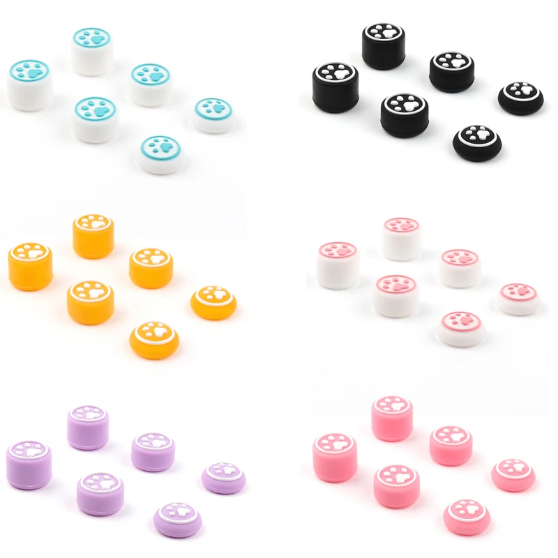 Cat Paw Gamepad Thumb Stick Grip Cap Joystick Copertura Extra Alta Per Nintendo Switch Ns Lite Oled Joy-Con Controller Thumbstick