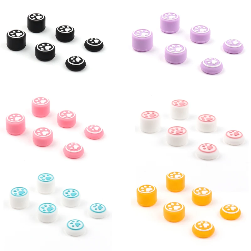 Cat Paw Gamepad Thumb Stick Grip Cap Joystick Copertura Extra Alta Per Nintendo Switch Ns Lite Oled Joy-Con Controller Thumbstick
