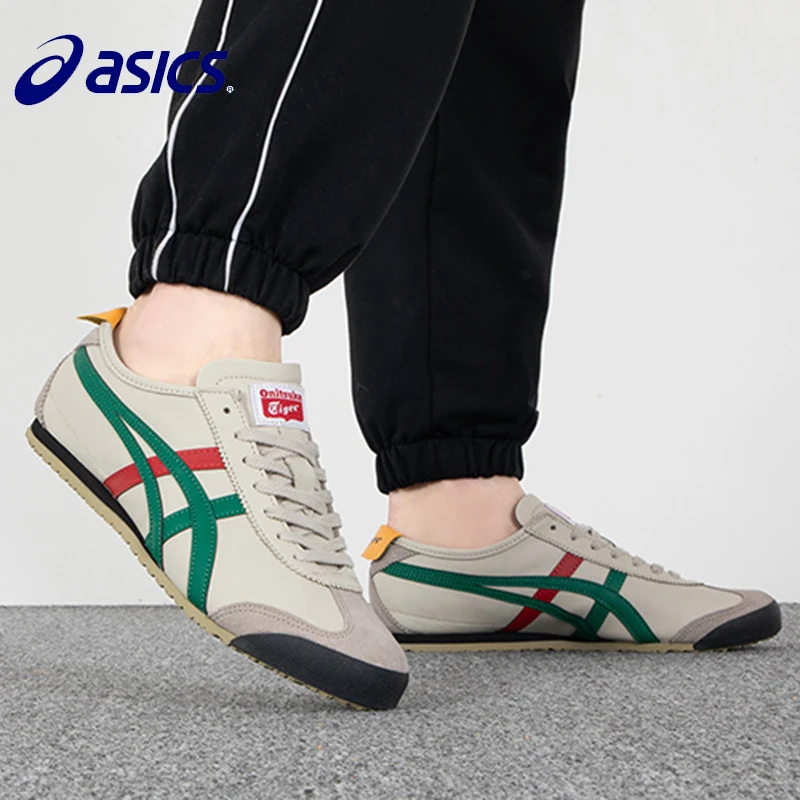 Cuscino Originale Unisex Asics Onisuka Tiger Mexico 66 Con Scarpe Con Lacci Delle Scarpe Classic Asics Tiger Onitsuka Donna Uomo Sneaker