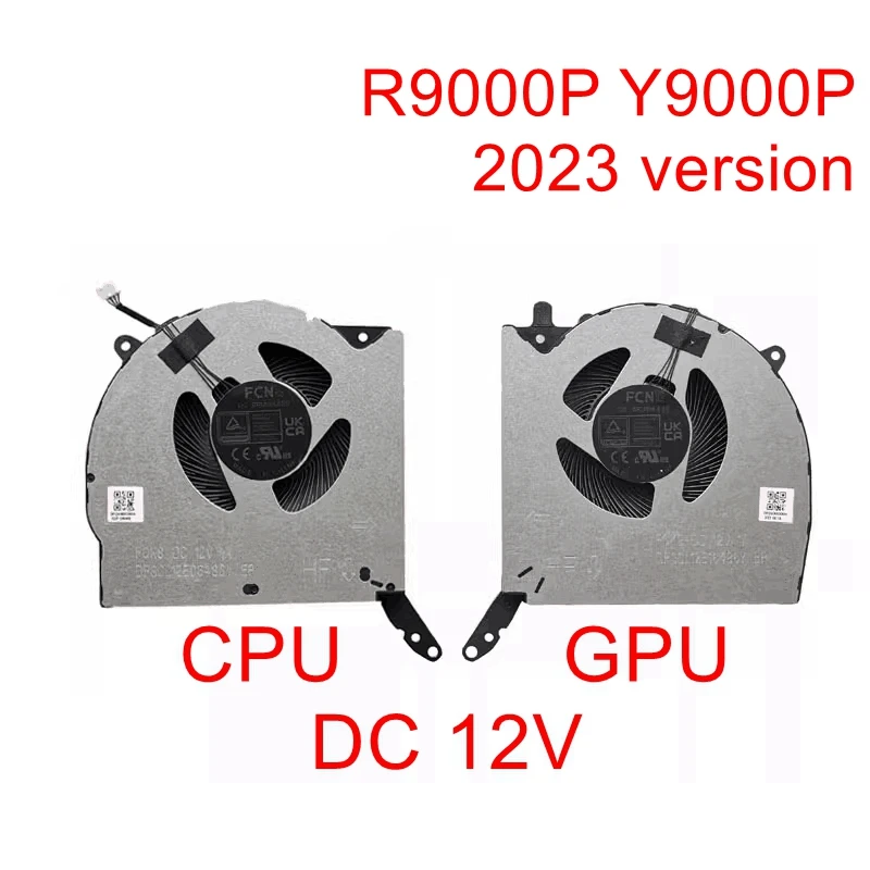 Nuova Ventola Di Raffreddamento Gpu Cpu Per Laptop Per Lenovo Legion R9000P Y9000P 2023/Legion Pro 5 Gen8 /Legion Pro 7I Gen 8 /Legion Pro 5I Gen 8