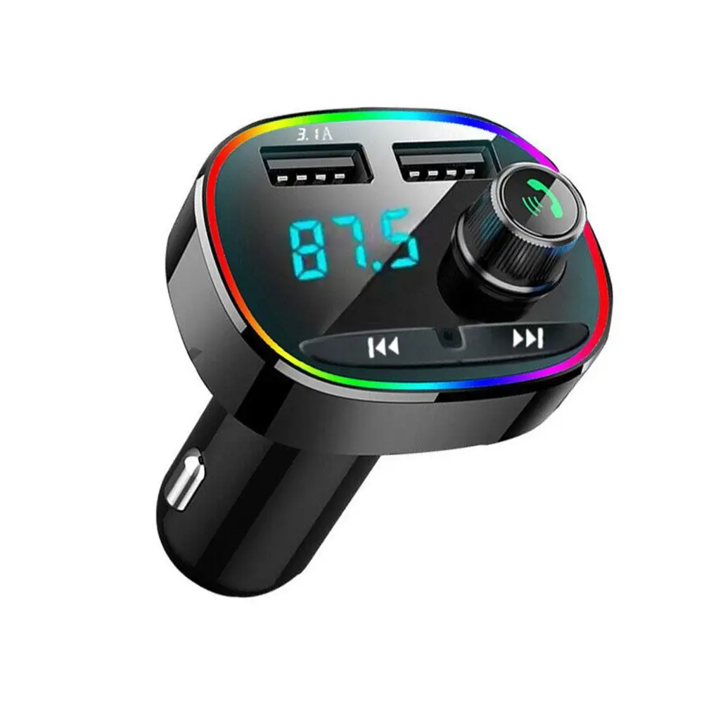 Black Car Receiver Car Player Car Interior Decoration Vivavoce Bluetooth Ray Blu Player Adattatore Colore Car Wireless Seven V5T9
