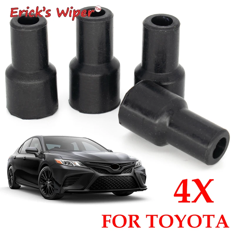 Ener'S Wiper 4X Candele Tappo Connettore Bobina Di Accensione Bobine Spina Punta Copertura In Gomma Per Toyota Yaris Vios Camry Corolla Prius