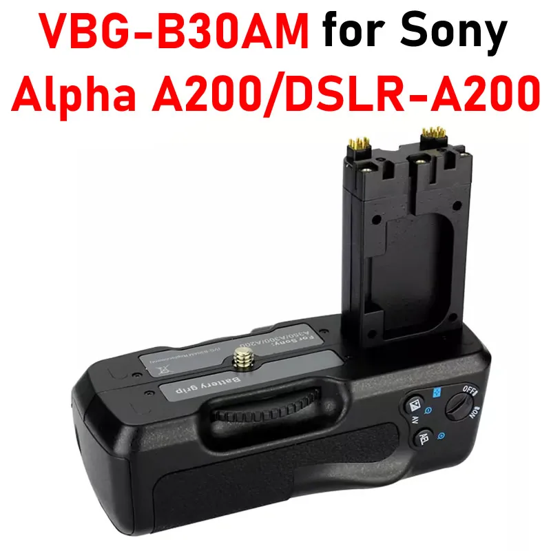 Dslr-A200 Battery Grip Vg-B30Am A200 Verticle Grip Per Sony Alpha Dslr-A200 Battery Grip
