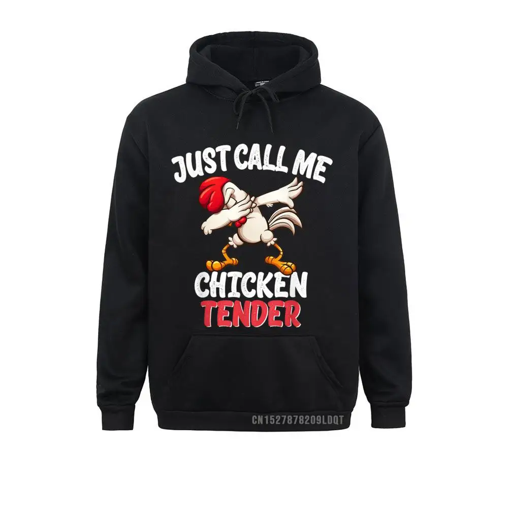 Just Call Me Chicken Tender Design Dabbing Chicken Gift Family Felpe Divertenti A Maniche Lunghe Felpe Con Cappuccio Da Uomo Cappe San Valentino