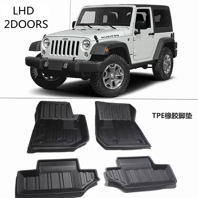 Misura Per Jk Jeep Wrangler Sahara Rubicon Tappeto Per Auto Jk Tappetino Per Auto Jk Tappetino Per Bagagliaio Jeep Wrangler Jk Rubicon Tappetini Imper