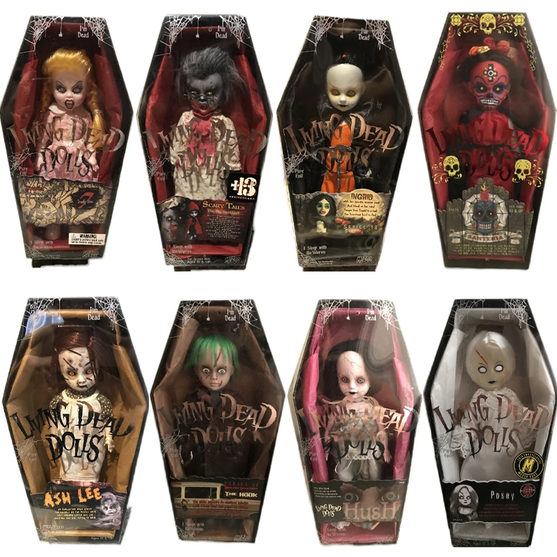 Originale Mezco Living Dead Dolls Collection The Halloween Presenta Annabelle Doll Ldd Action Figure Model Horror Doll Toys