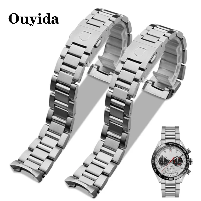 Cinturino Per Orologio Per Tag Heuer Carrera Cbn2A1D Potenziale Competitivo Way201S Series 22Mm Cinturini Per Orologi Da Uomo In Acciaio Inossidabile 