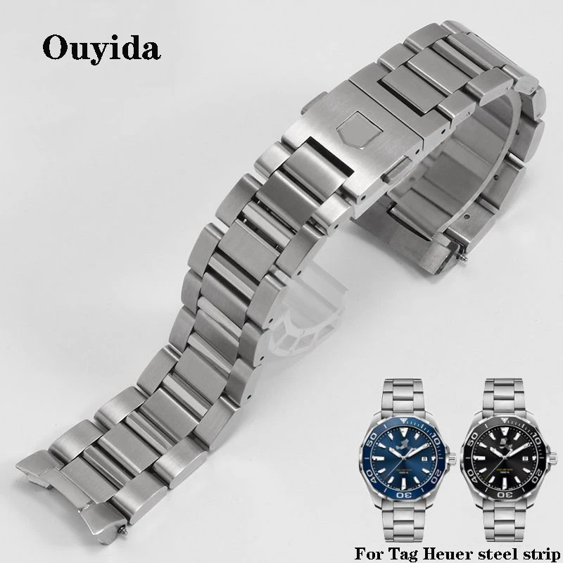 Cinturini Per Orologi In Acciaio Inossidabile Solido Per Tag Heuer Carrera Cbn2A1D Potenziale Competitivo Way201S Series 22Mm Catena Per Orologi Da Uo