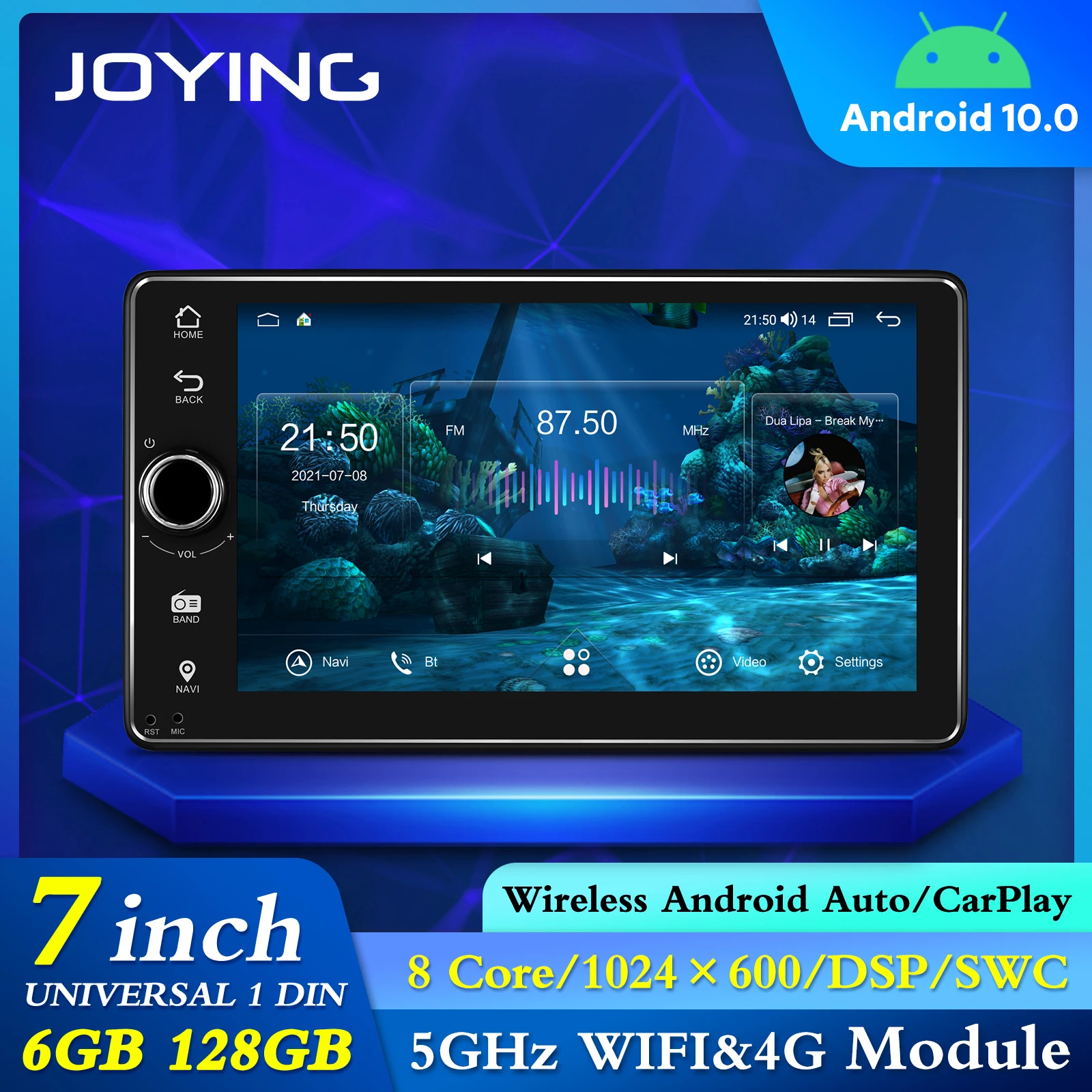 Joying Android Autoradio Autoradio 1 Din Car Dvd Per Nissan Mazda Qashqai Juke Toyota Volkswagen Kia Vw Honda Multimedia Player