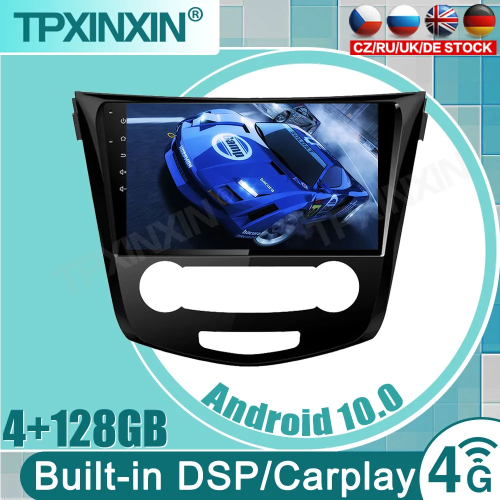 Autoradio Android 10.0 Per Nissan X-Trail Qashqai 2014 - 2017 All-In-One Autoradio Bluetooth Multimedia Audio Video Player