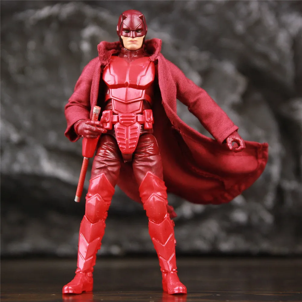 Marvel Daredevil Matt Murdock 6 "Action Figure Custom Corazzato Cape Hell'S Kitchen Devil Tv Version "Legends Toys Doll