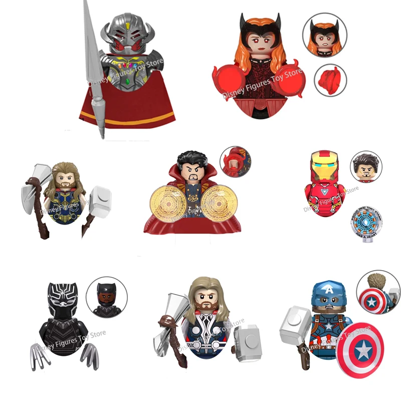 Marvel Gem Ultron Bricks Toys Building Blocks Movie Anime Mini Action Toy Figures Super Hero Compatibile Con Lego