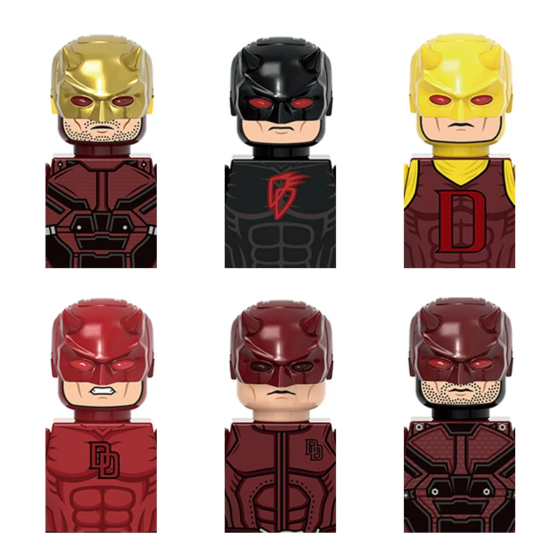 Disney Marvel Building Blocks Daredevil Action Muslimate Minifigures Mattoni Giocattoli Regali