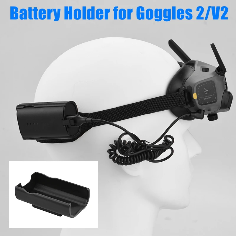 Per Dji Fpv Goggles 2/V2 Portabatterie Drone Per Dji Avata/Fpv Combo Mount Gancio Staffa Di Fissaggio Accessorio Di Ricambio