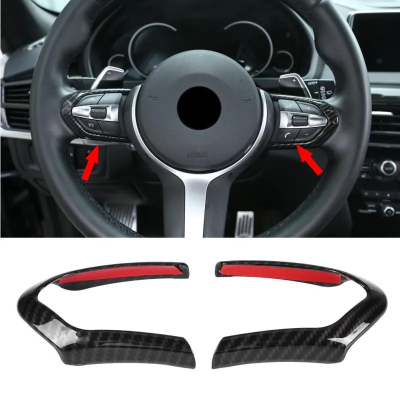 Per Bmw F10 F20 F13 F15 F16 X5 X6 F30 1 2 3 4 5 6 Serie M Sport Car Interni Volante Decorazione Striscia Cornice Trim Sticker