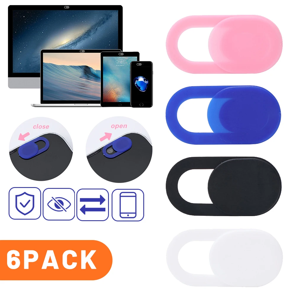 Webcam Cover Slide Web Camera Privacy Security Computer Lens Block Cover Adesivo Protettivo Per Ipad Mackbook Iphone Smartphone