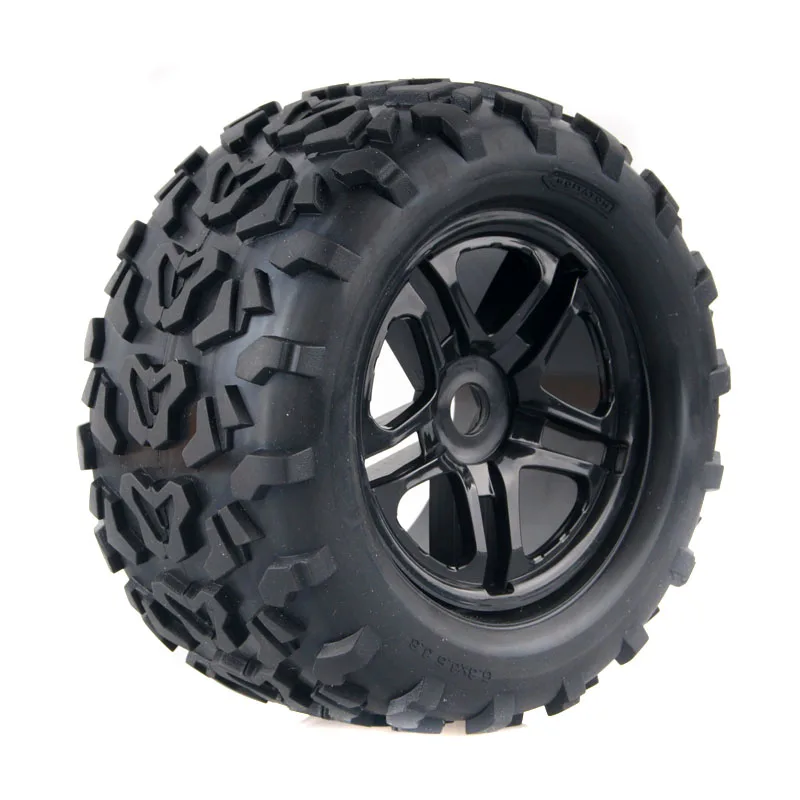 Rc 3.8 Pollici Pneumatici Con Set Di Ruote Per 1:8 Traxxas E-Maxx Hpi Savage Flux Camion