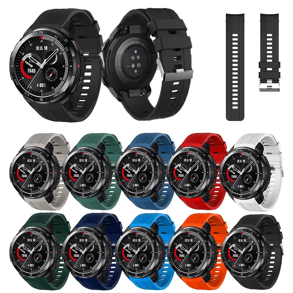 Cinturino 22Mm Per Huawei Honor Gs Pro Sport Orologio Da Polso In Silicone Sostituzione Cinturino Per Honor Gs Pro Accessori Orologio Correa