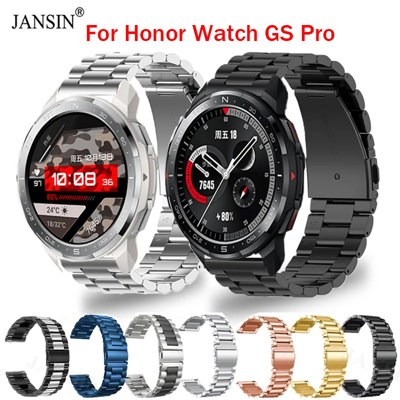 Cinturino In Acciaio Inossidabile Per Honor Watch Gs Pro Cinturino Cinturino In Metallo Per Huawei Honor Watch Gs Pro Smart Watch Wristband