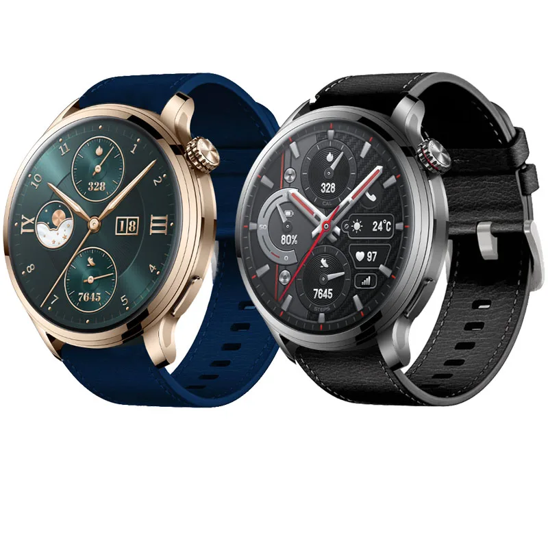 Cinturino Da 22Mm Per Honor Watch 4 Pro Cinturino In Pelle A Sgancio Rapido Per Honor Watch Gs Pro/Gs 3/Gs Pro/Magic Watch 2 46Mm