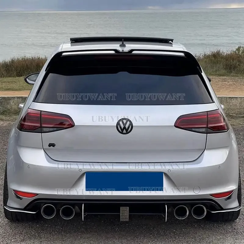 Spoiler Sul Tetto Stile Oettinger Per Volkswagen Golf Mk7 7.5 Gti R R Line Gtd Abs Spoiler Posteriore Aleron Golf 7 2013 - 2020