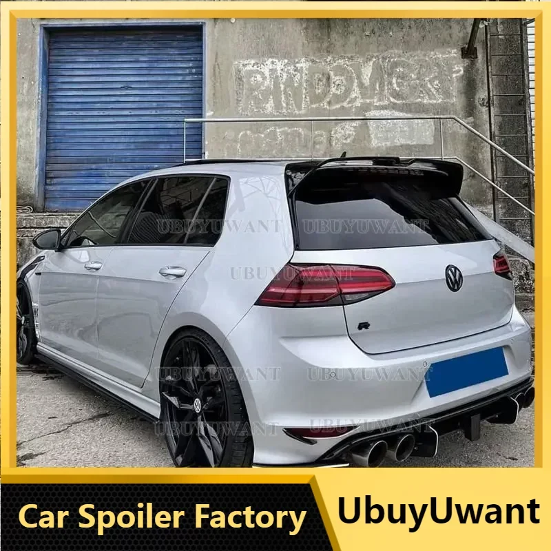 Spoiler Sul Tetto Stile Oettinger Per Volkswagen Golf Mk7 7.5 Gti R R Line Gtd Abs Spoiler Posteriore Aleron Golf 7 2013 - 2020