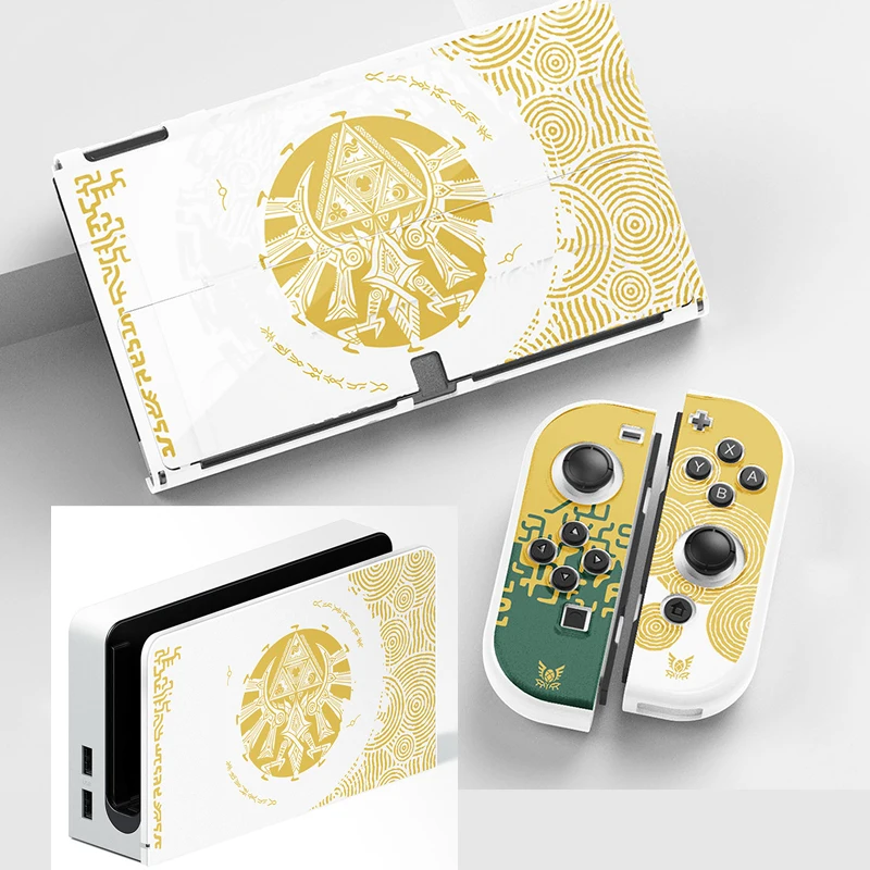Switch Oled Guscio Protettivo Per Zelda Ns Game Custodia Protettiva Per Pc Rigido Portatile Per Nintendo Switch Oled Accessori