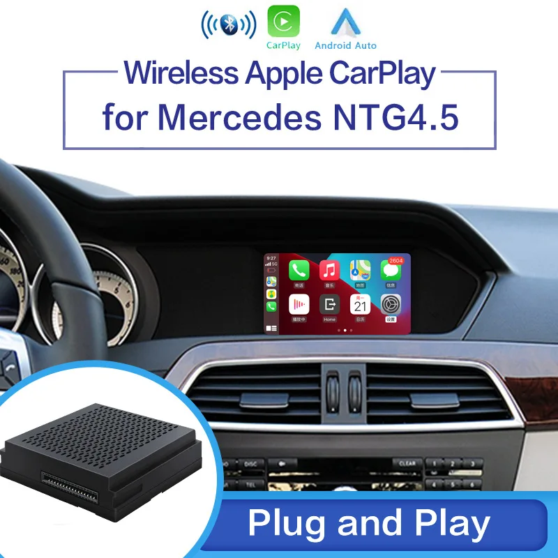 Wireless Apple Android Auto Carplay Per Mercedes Benz Ntg4.5 Sprinter Becker Carplay Interfaccia Installazione Plug And Play