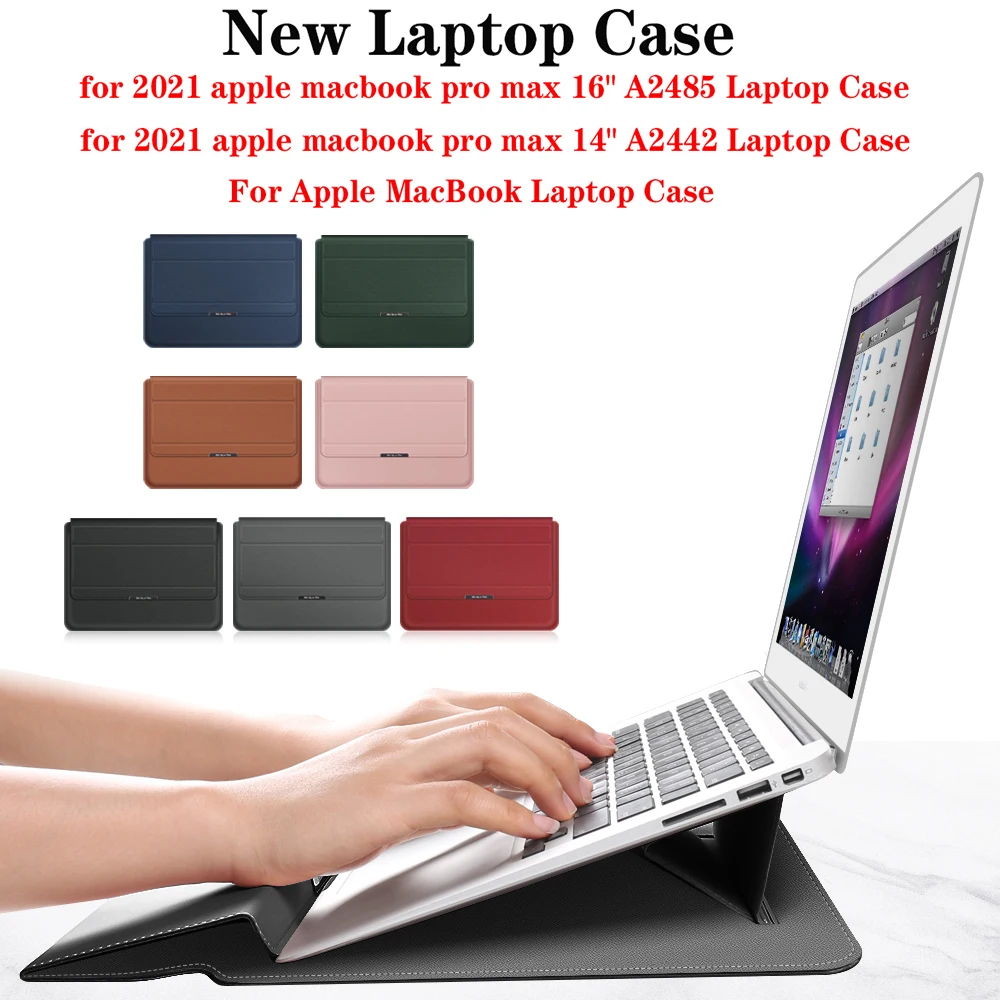 Per 2021 Macbook Pro 14 A2442 Custodia Mac Book Pro 16 A2485 Custodia Per Laptop 2020 Mac M1 Air A2337 Custodia Per Apple Macbook Borsa Per Laptop