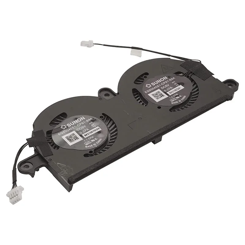 New Laptop Cpu Cooling Fan For Dell Xps 13 9370 Notebook Pc Fans Cooler Radiator Nd55C19-16M01 Dfs350705Pq0T Dc 5V 4Pin