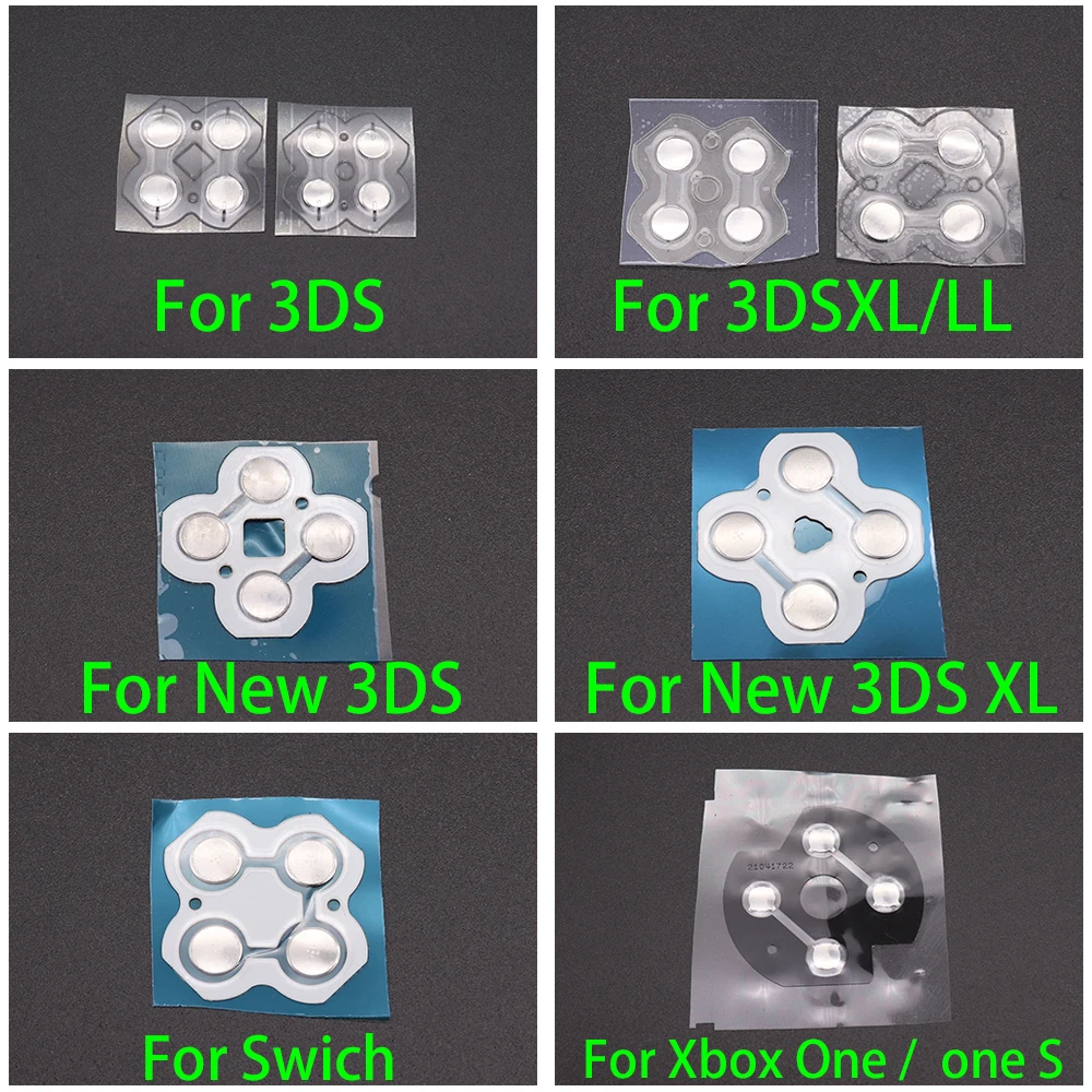 1 Pz Per Nintend 3Ds Ll Xl / New 3Ds Xl Ll Controller D Pad D-Pad Metal Dome Snap Pcb Board Pulsanti Pellicola Conduttiva