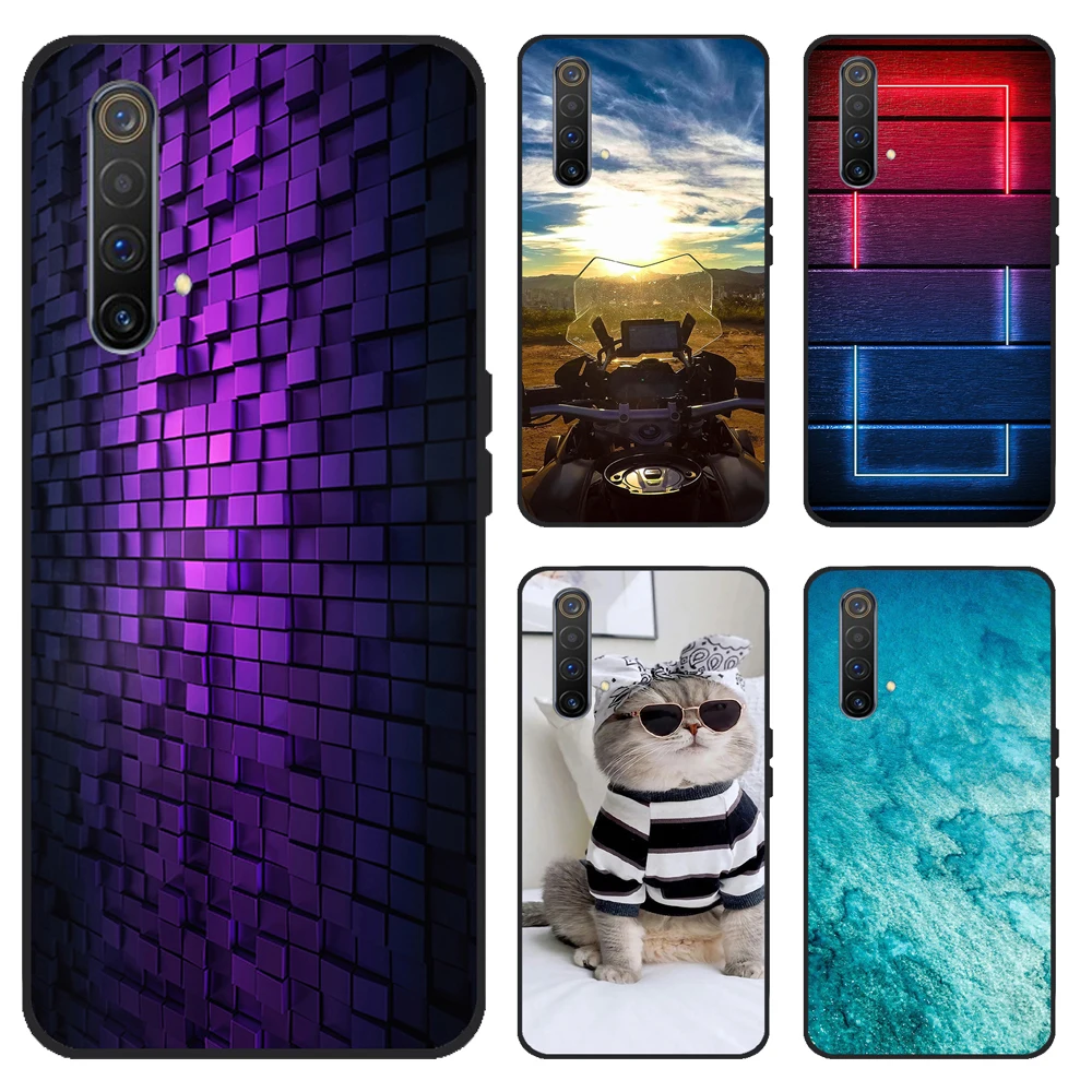 Per Realme X50 Pro 5G Custodia 6.44 "Marble Clear Soft Tpu Custodia In Silicone Per Oppo Realme X50 5G Cover Posteriore X50 Pro Trasparente