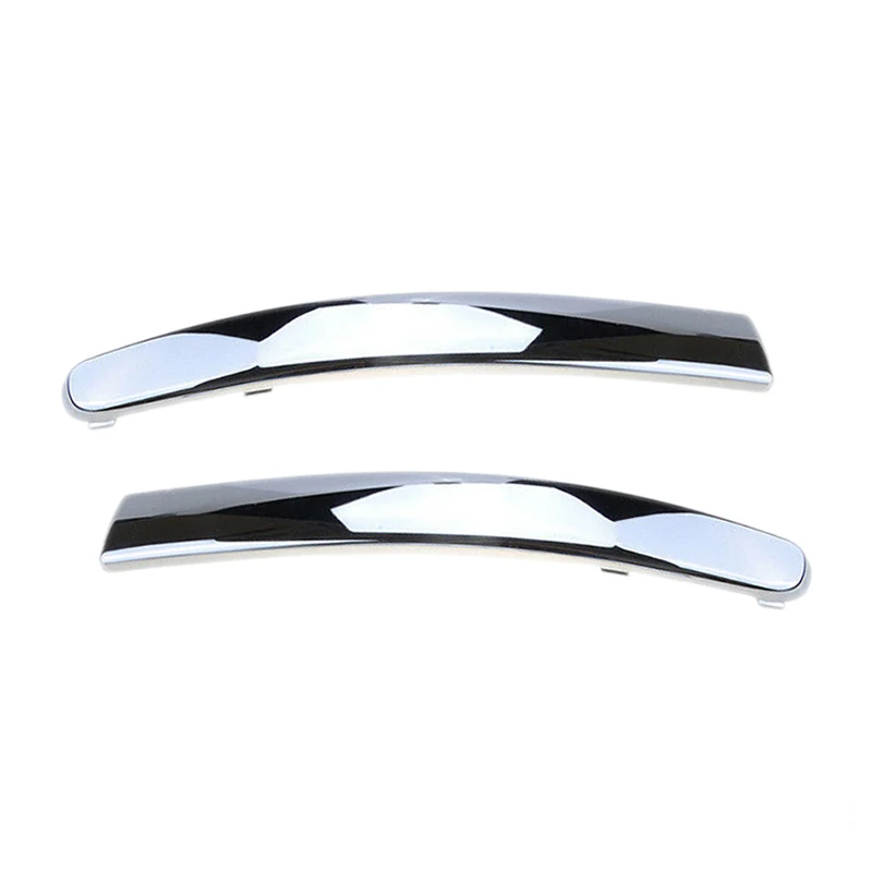 1 Pair 735455057 Car Front Left Right Bumper Lower Trim Molding Cover Grille 735455056 Fit For Fiat 500 2007-2012 2013 2014 2015
