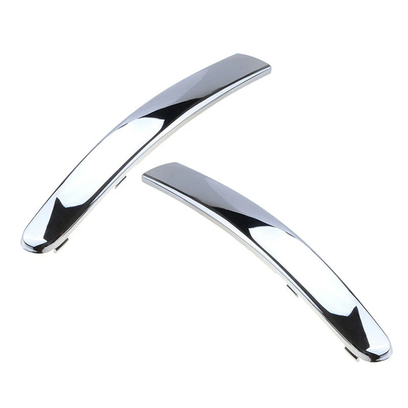 1 Pair Car Front Left Right Bumper Lower Trim Molding Cover Grille Fit For Fiat 500 2007-2012 2013 2014 2015 735455057 735455056