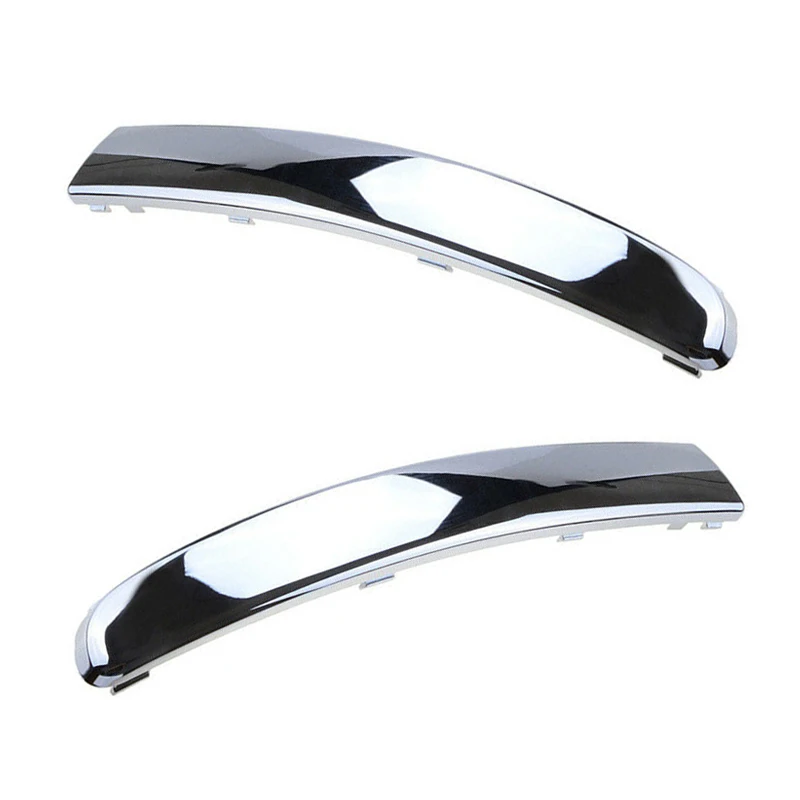 1 Pair Car Front Left Right Bumper Lower Trim Molding Cover Grille 735455057 735455056 Fit For Fiat 500 2007-2012 2013 2014 2015