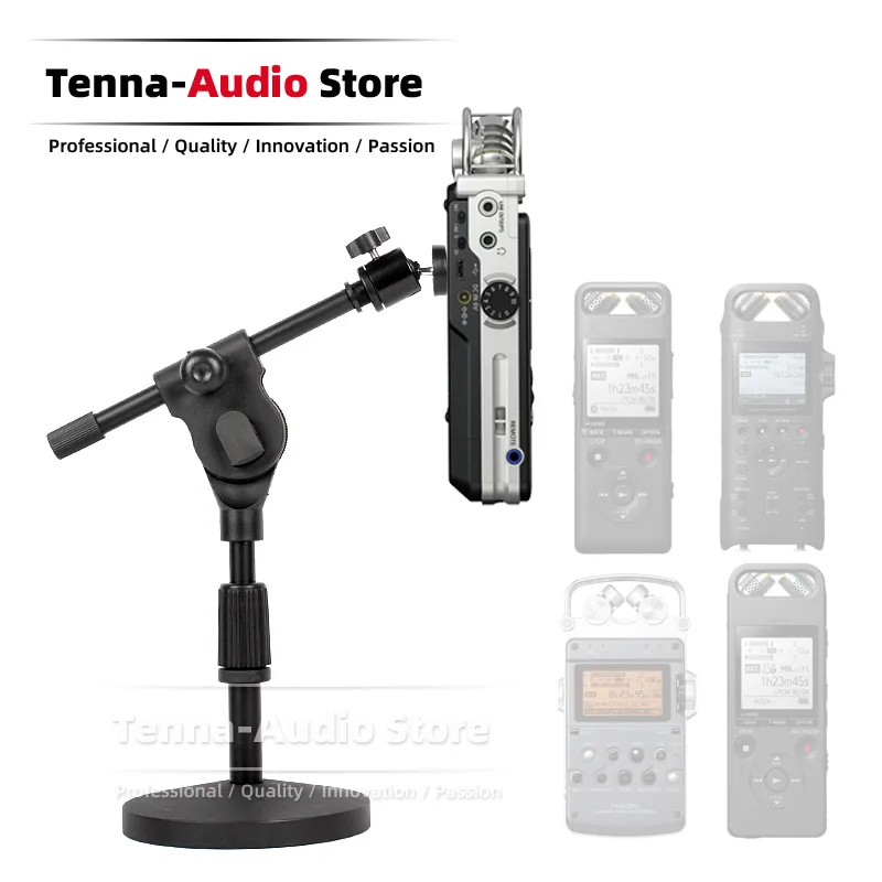 Pcm D100 A10 D10 D 100 10 A 10 Mic Della Penna Del Registratore Supporto Da Tavolo Del Supporto Del Braccio Dell'Asta Del Microfono Per La Pcm-D10 Di 