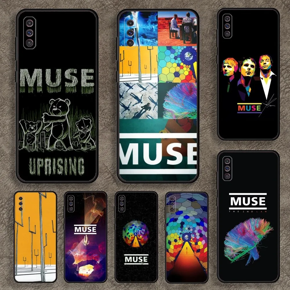 Custodia Per Telefono Rock Band Muse Per Samsunga 91,80,73,72,71,70,53,52,51,42,41,40,32,31,30,22, 13 S 4G 5G Custodia Morbida Nera