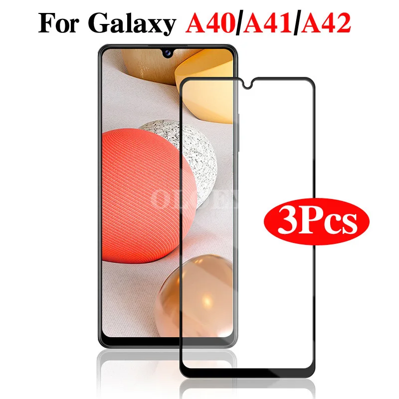 3 Pezzi Di Vetro Temperato Per Samsung Galaxy A42 A41 A40 A40S A 42 41 40 40S Pellicola Protettiva Per Schermo Per Samsunga42 Galaxya42