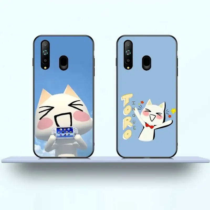 Custodia Per Telefono Cartoon Toro Inoue Cat Per Samsung Galaxy A91 80 73 72 71 70 53 52 51 42 41 5G E S Ultra Plus Lite Cover Nera
