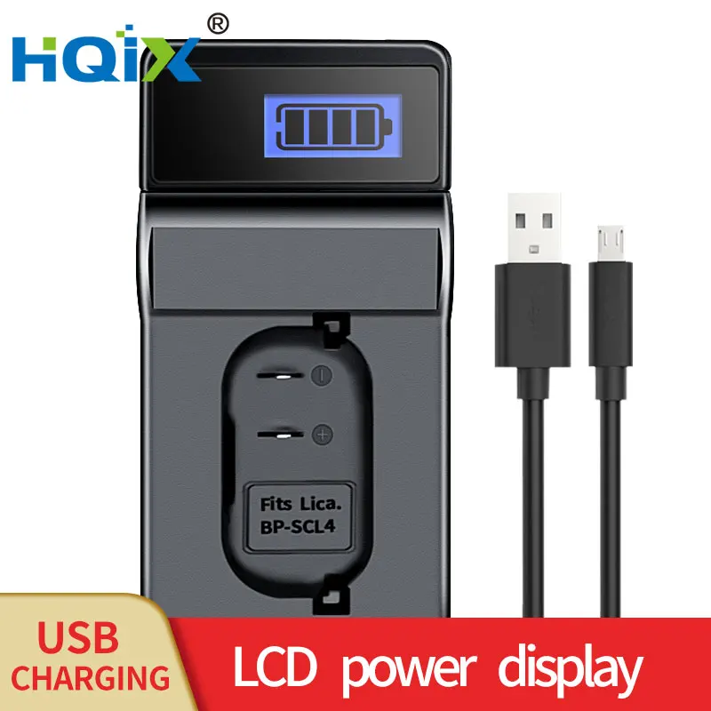 Hqix Per Leica Sl2 Q2 Sl(Typ 601) Caricabatteria Per Fotocamera Bp-Scl4