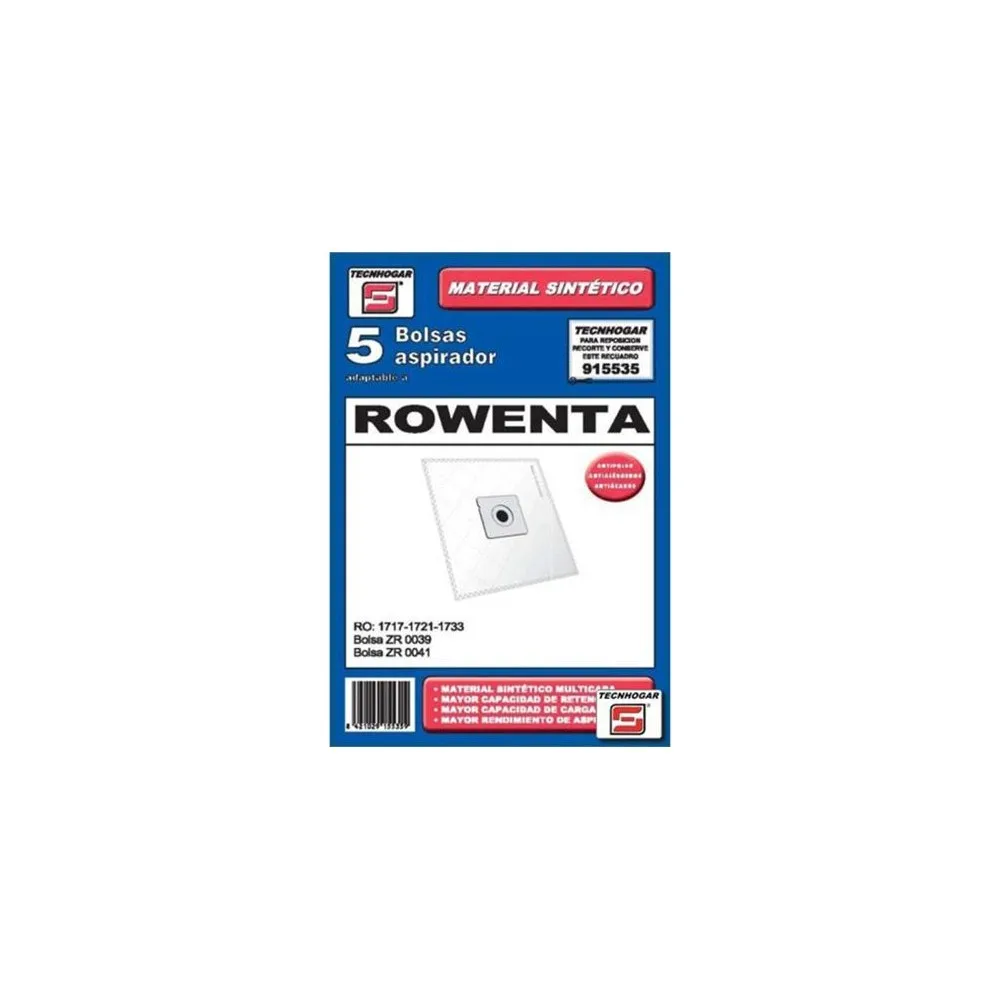 Sacchetti Sacchetto Per Aspirapolvere Rowenta Silence Force Cloth (5 U Rowenta