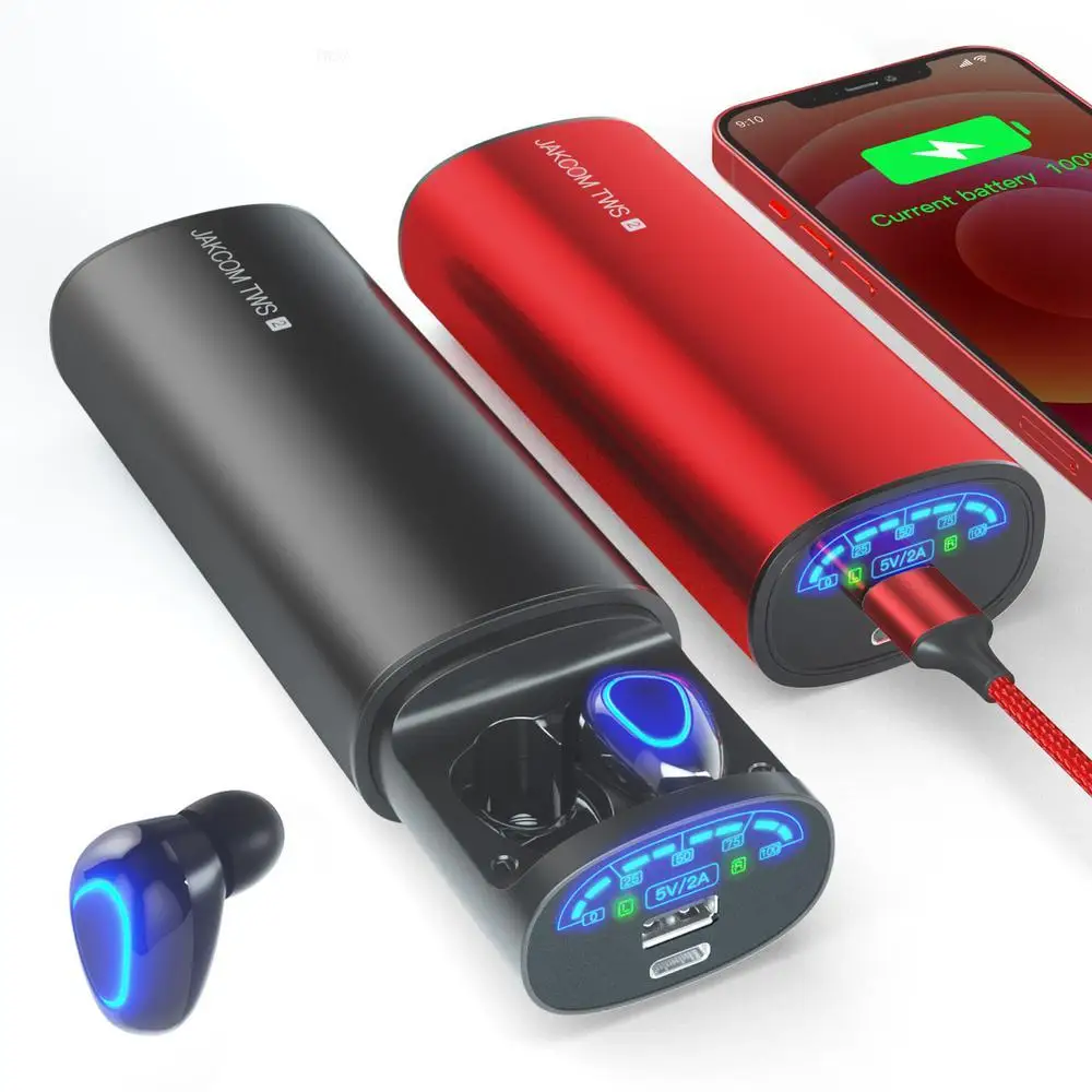 Jakcom Tws2 True Wireless Power Bank Per Uomo Donna Power Bank 50000Mah Cuffie Wireless Galaxy Buds Pro Case