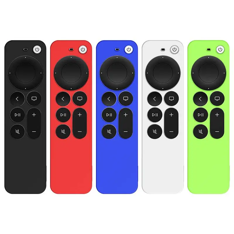 La Più Recente Custodia Protettiva In Silicone Per Guscio Protettivo Remoto Per-Apple Tv 4K 2021 6Th Remote Control Cover