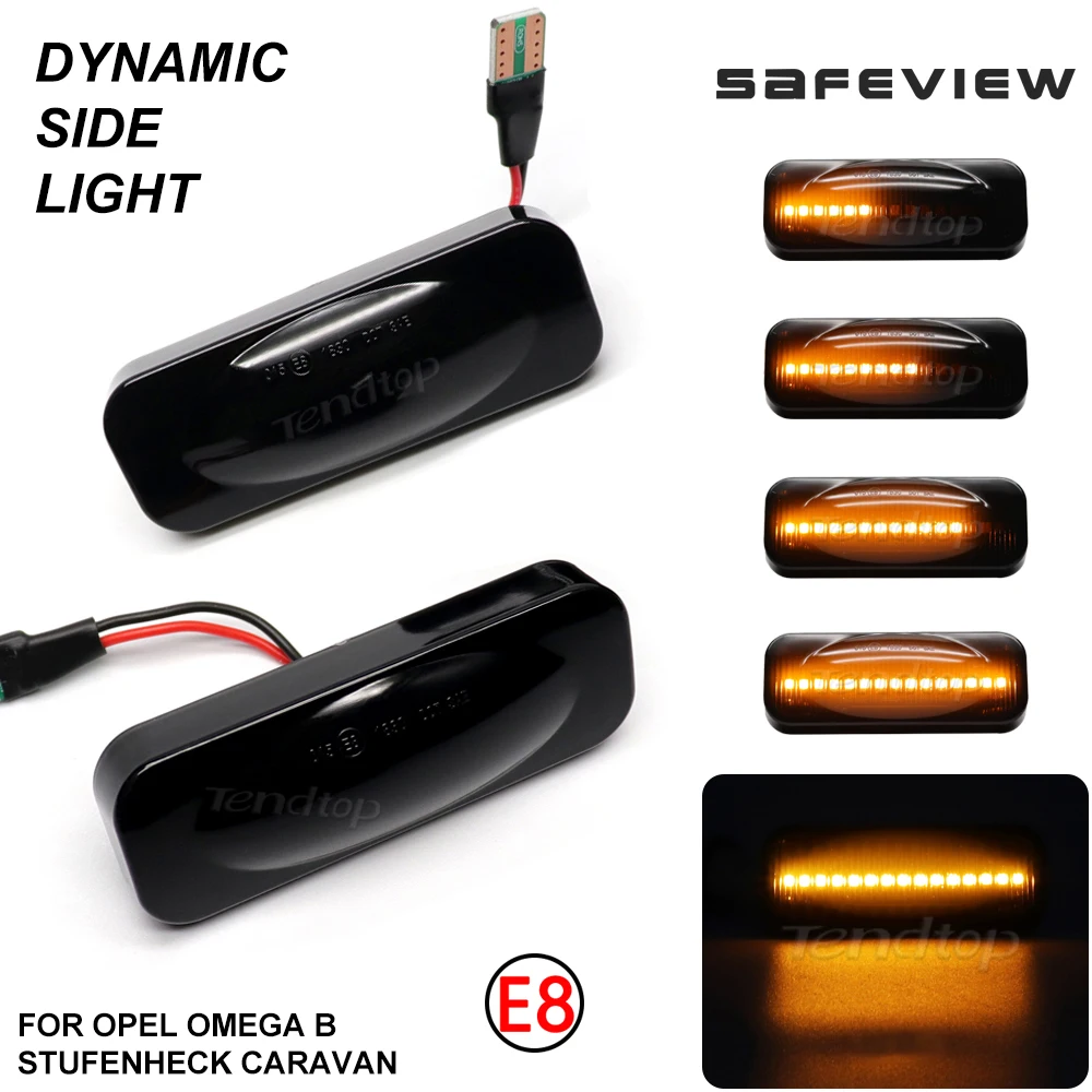 Per Opel Omega B Stufenheck Caravan 1994-2003 Led Dynamic Side Repeater Lamp Sequenziale Blinker Indicatori Di Direzione