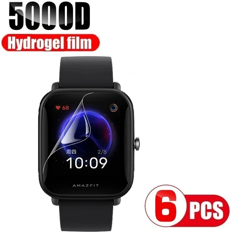 6 Pack Full Hydrogel Pellicola Protettiva Per Amazfit Bip U Pro Gts 4 2 Mini 2E 3 Amazfit Bip 3 Pro S Lite Pellicola Protettiva Per Schermo