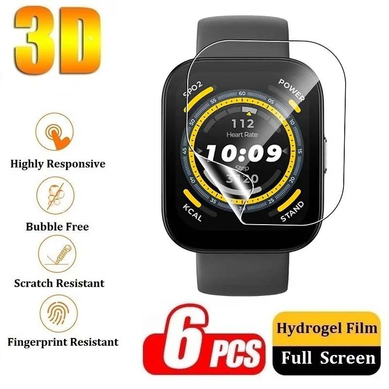 Pellicola Protettiva Per Amazfit Bip 5 3 Pro Pellicola Salvaschermo Per Amazfit Bip U Pro Amazfit Bip 5 3 Pro S Lite Accessori Per Orologi