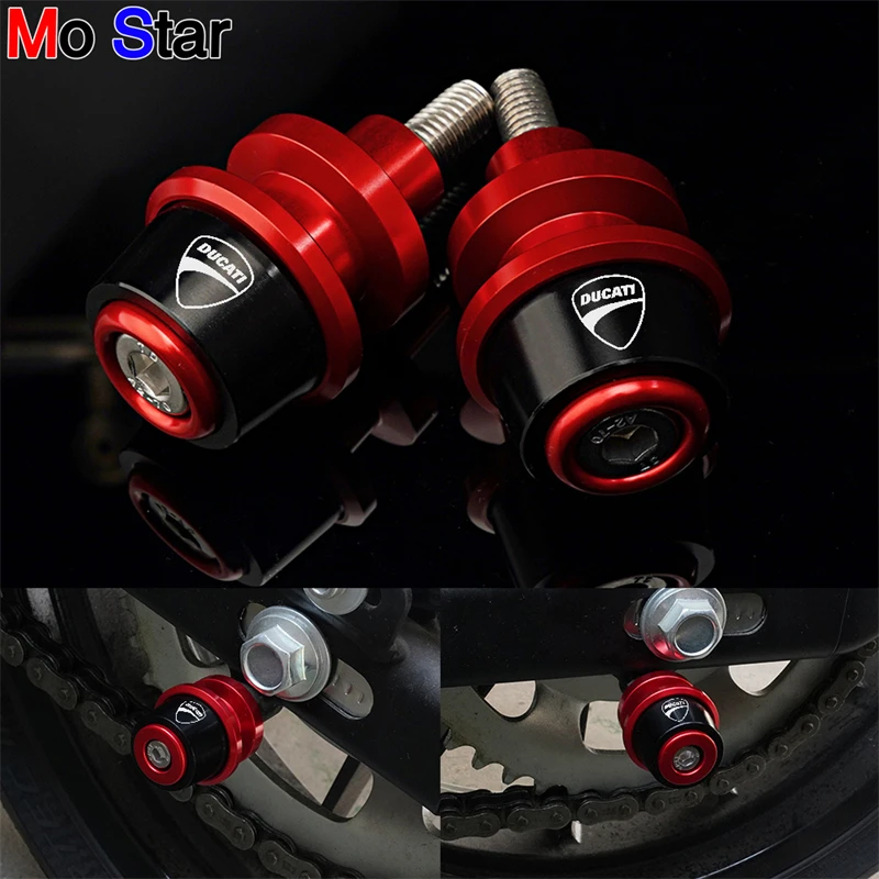 Per Ducati Multistrada 1200 Enduro 950 950S V4S V2 1260 Enduro Accessori Moto Cnc M8 Swingarm Bobine Slider Stand Vite