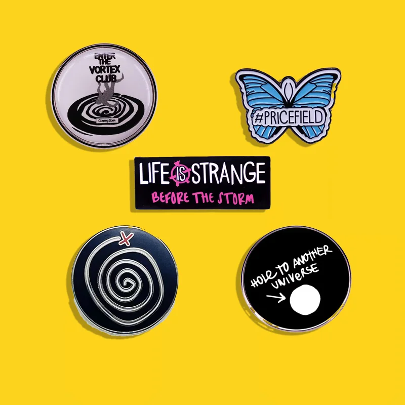 Life Is Strange Pin Popular Game Badge Blue Butterfly Spilla Shirt Maglione Cappotto Zaino Pin Accessori Per Gioielli Di Moda
